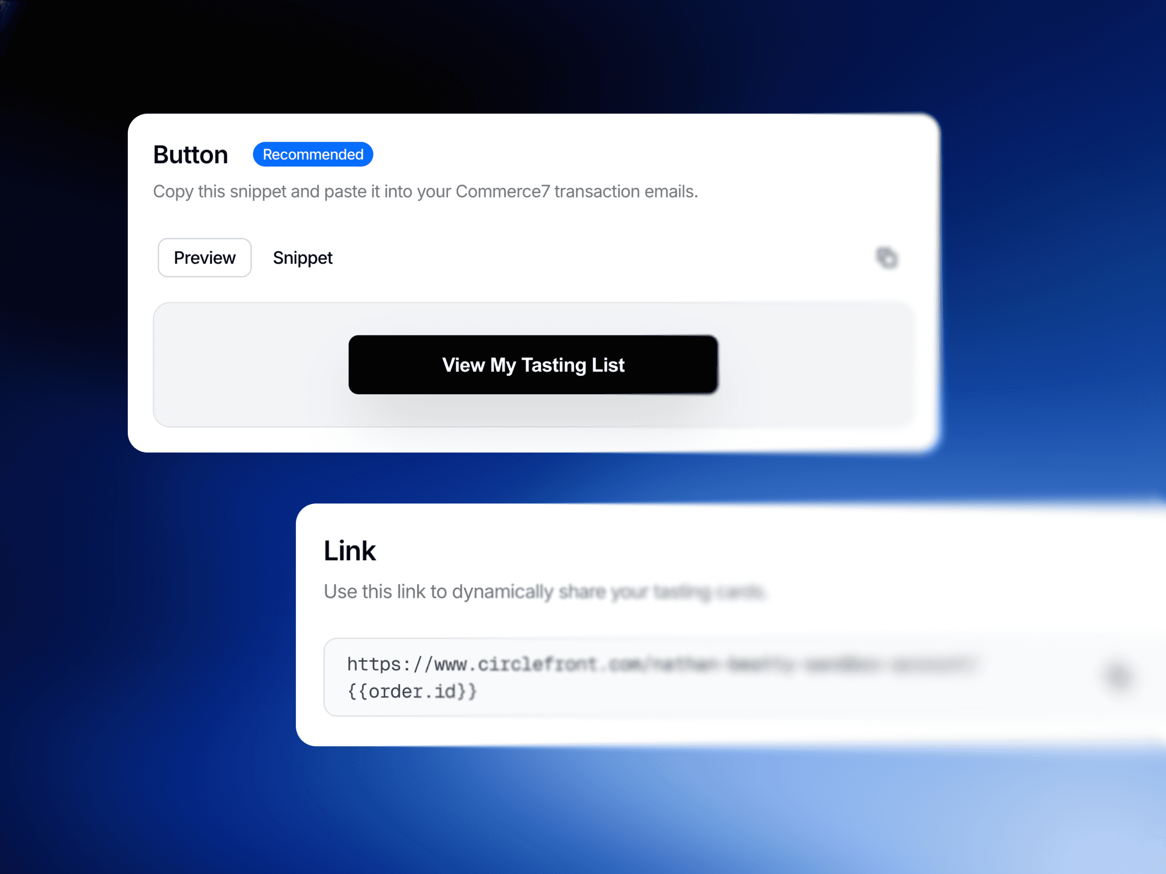Create personalized tasting notes